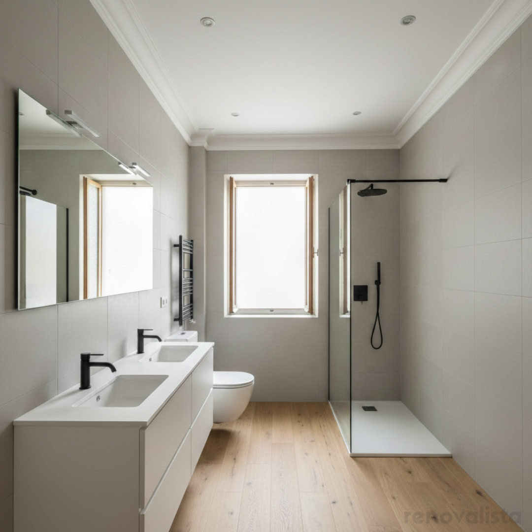 Reforma baño en el Barrio de Salamanca (después) - Renovalista